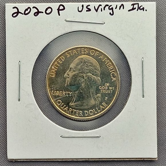 5 Quarters, Guam, Puerto Rico, US Virgin Island (2), America Samoa Coins - Picture 2 of 10